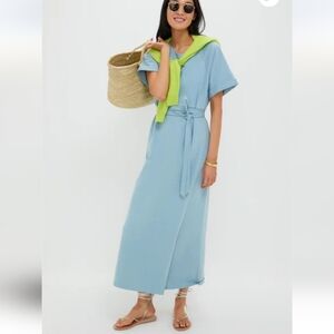 Pomander Place Tuckernuck Slate Blue Clarissa Maxi Dress